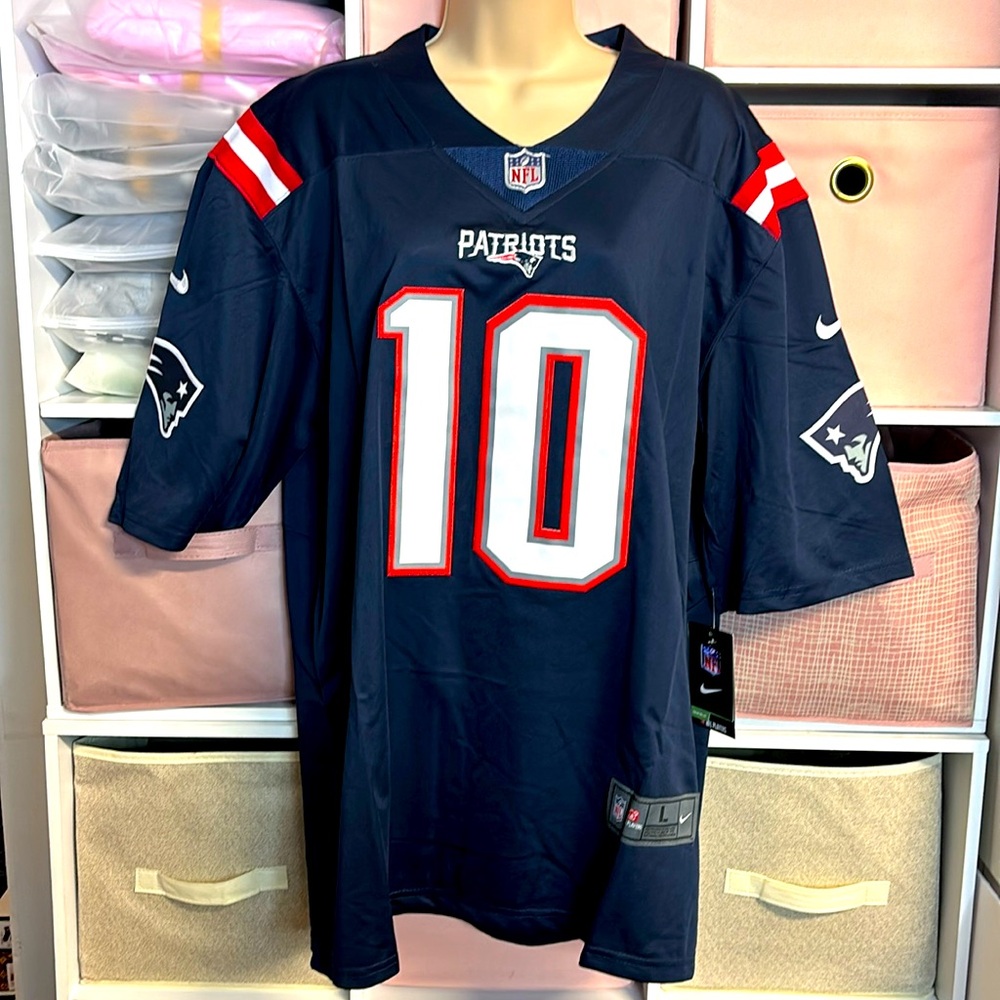 New England Patriots Drake Maye #10 jersey